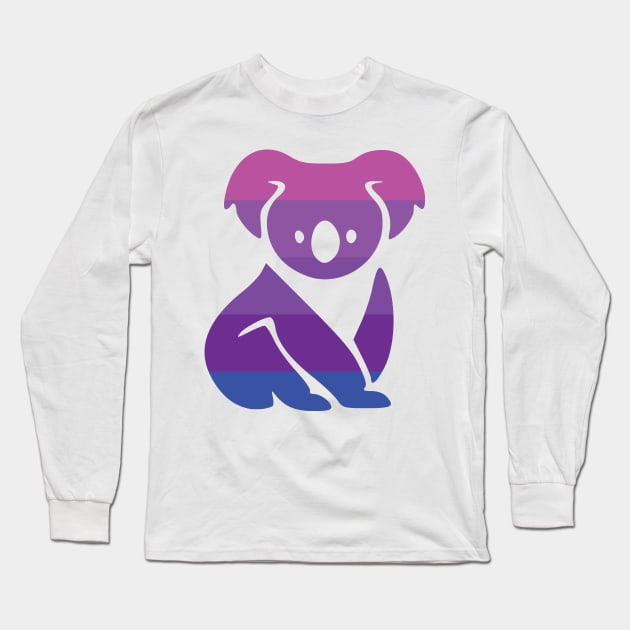 Pride Koala - Trans Pride Flag Long Sleeve T-Shirt by SNAustralia